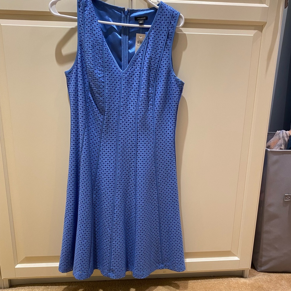 Ann Taylor periwinkle/blue dress